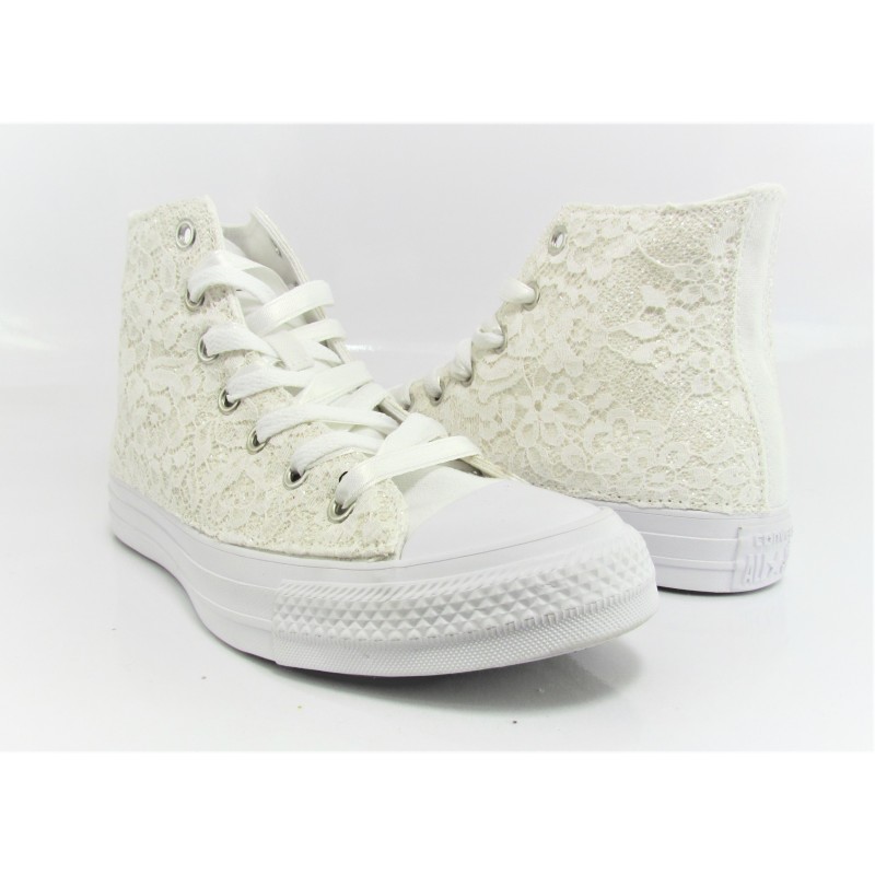 converse in pizzo sposa